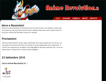 Tablet Screenshot of anime-revolution.it